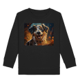 Hund gemalt - Kids Organic Sweatshirt