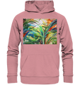 Expressionistische Ekstase von Hawaii-Palmen  - Organic Basic Hoodie