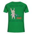Bio-Baumwoll T-Shirt ☀ fair, vegan & nachhaltig | Gärtner-Hase (Frisches Grün) | Phaedera UG