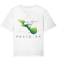 Bio Shirt (relaxed) | nachhaltig, vegan & faires T-Shirt | Kolibri D (Weiß) | Phaedera UG