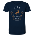 Bio T-Shirt nachhaltig kaufen | fair, vegan Bio-Baumwolle | Saivor (Navyblau) | Phaedera UG