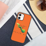 Biologisch abbaubare Handyhülle | Kolibri (Orange) (iPhone 12) | Phaedera UG