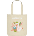 Faire Einkaufstasche | nachhaltiger Bio Jutebeutel | One Earth (Naturbelassen) | Phaedera UG
