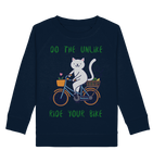 Katzen Pullover für Kinder online kaufen ☀ fair Bio-Wear | Katze (Navyblau) | Phaedera UG