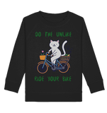 Katzen Pullover für Kinder online kaufen ☀ fair Bio-Wear | Katze (Schwarz) | Phaedera UG