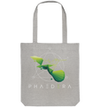 Nachhaltige Einkaufstasche | fair vegan Bio-Jutebeutel | Kolibri H (Grau meliert) | Phaedera UG