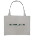 Nachhaltige Einkaufstasche | fairer Bio-Jutebeutel | Minimalism (Grau meliert) | Phaedera UG
