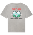 Relaxed Shirt | fair & nachhaltig aus Bio-Baumwolle | Vegan (Grau meliert) | Phaedera UG