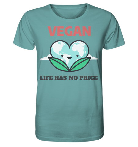 T-Shirt nachhaltig kaufen | vegan & fair Bio-Baumwolle | Vegan (Mitteltürkis) | Phaedera UG