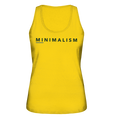 Tank-Top Damen | nachhaltig faire Bio Baumwolle | Minimalism (Goldgelb) | Phaedera UG