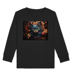 Tshirt Katze trifft Öko-Luxus: Florale Katzenfreude im Tshirt – Fair, Nachhaltig & Vegan! ???????? - Kids Organic Sweatshirt