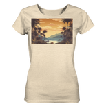 Vintage Hawaii Beach Earth Tones - Ladies Organic Shirt
