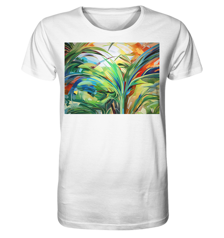 Expressionistische Ekstase von Hawaii-Palmen  - Organic Basic Shirt
