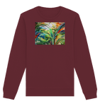 Expressionistische Ekstase von Hawaii-Palmen  - Organic Basic Unisex Sweatshirt