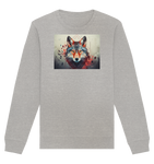 Wolf mit geometrischen Mustern - Organic Basic Unisex Sweatshirt