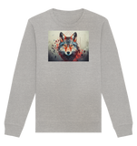 Wolf mit geometrischen Mustern - Organic Basic Unisex Sweatshirt