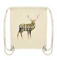 Fair gym bag vegan and organic cotton - Natural Lifestyle Deer | Phaedera