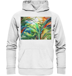 Expressionistische Ekstase von Hawaii-Palmen  - Organic Hoodie