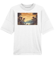Vintage Hawaii Beach Earth Tones - Organic Oversize Shirt