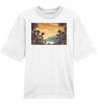 Vintage Hawaii Beach Earth Tones - Organic Oversize Shirt