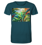 Expressionistische Ekstase von Hawaii-Palmen  - Organic Shirt