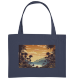 Vintage Hawaii Beach Earth Tones - Organic Shopping-Bag