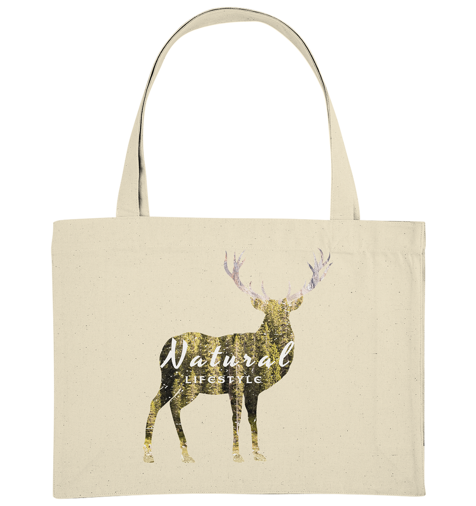 Fair organic shopping bag vegan - Natural Lifestyle Deer | Phaedera