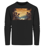 Vintage Hawaii Beach Earth Tones - Organic Sweatshirt