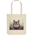 Wolf mit geometrischen Mustern - Organic Tote-Bag