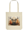 Hirsch-Waldgeist in Herbstfarben - Organic Tote-Bag
