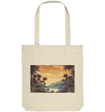 Vintage Hawaii Beach Earth Tones - Organic Tote-Bag