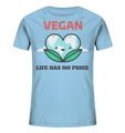 Bio-Baumwoll T-Shirt für Kinder ☀ öko, fair & nachhaltig | Vegan (Himmelblau) | Phaedera UG
