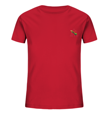 Bio-Baumwoll T-Shirt für Kinder | Basics (Rot) | Phaedera UG