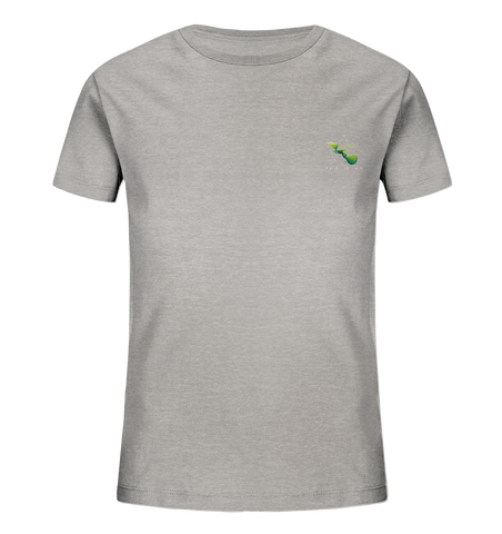 Bio-Baumwoll T-Shirt für Kinder | Basics (Grau meliert) | Phaedera UG