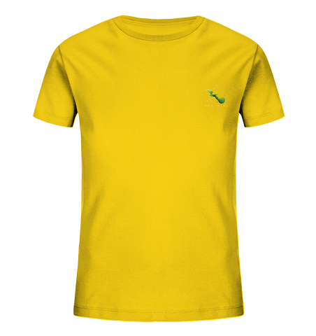 Bio-Baumwoll T-Shirt für Kinder | Basics (Goldgelb) | Phaedera UG