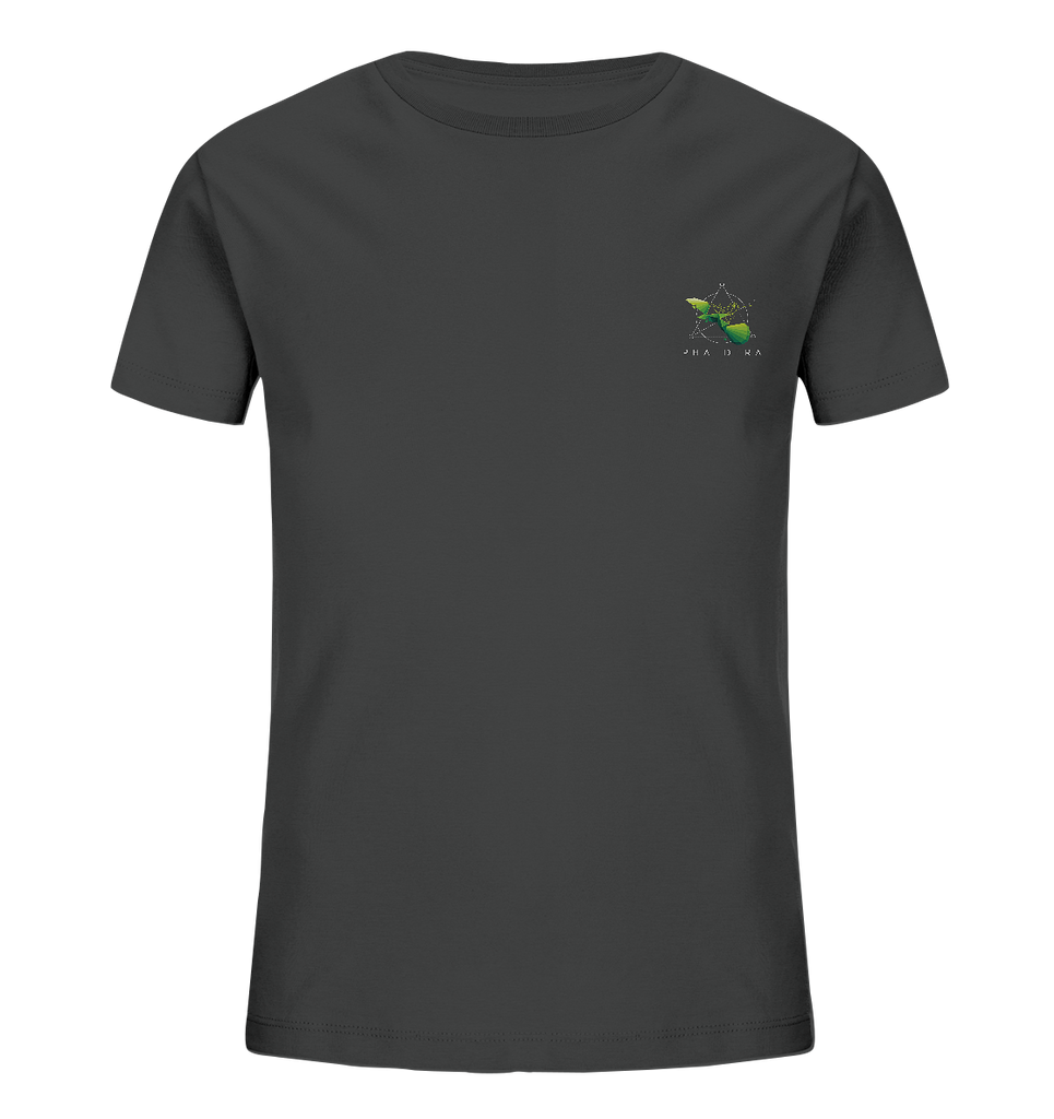 Bio-Baumwoll T-Shirt für Kinder | Basics (Anthrazit) | Phaedera UG