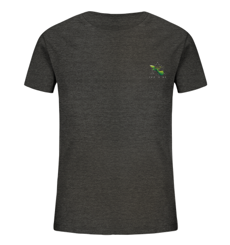 Bio-Baumwoll T-Shirt für Kinder | Basics (Dunkelgrau meliert) | Phaedera UG