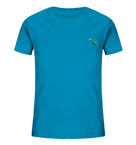 Bio-Baumwoll T-Shirt für Kinder | Basics (Azur) | Phaedera UG