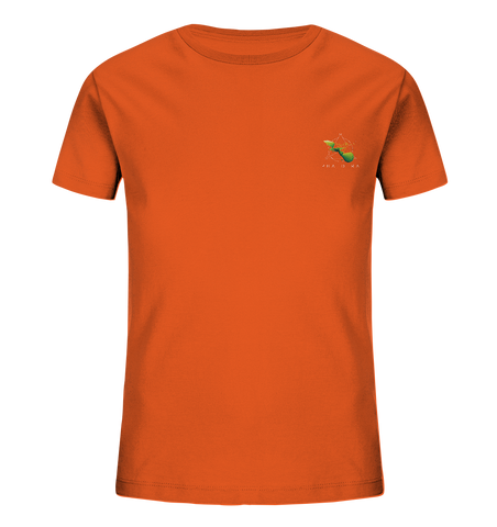 Bio-Baumwoll T-Shirt für Kinder | Basics (Hellorange) | Phaedera UG