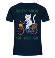 Bio-Baumwoll T-Shirt Kinder ☀ fair, vegan & nachhaltig | Katze (Navyblau) | Phaedera UG
