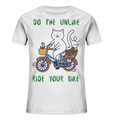 Bio-Baumwoll T-Shirt Kinder ☀ fair, vegan & nachhaltig | Katze (Weiß) | Phaedera UG