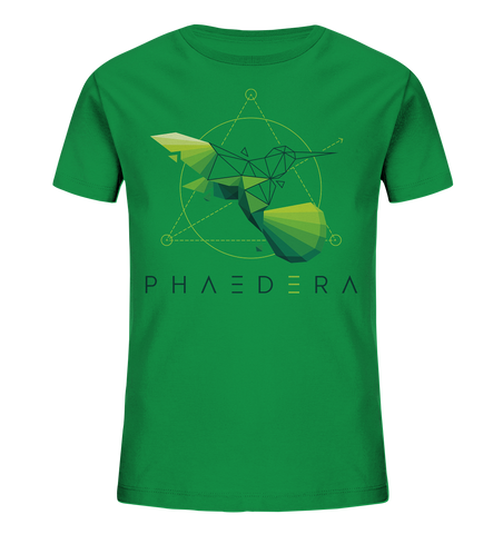 Bio-Baumwoll T-Shirt für Kinder | Kolibri D (Frisches Grün) | Phaedera UG