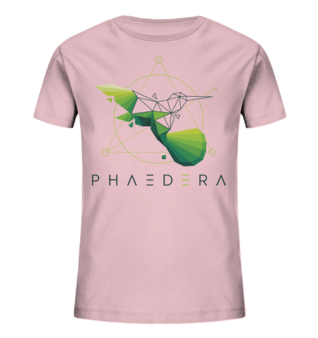 Bio-Baumwoll T-Shirt für Kinder | Kolibri D (Baumwoll-Pink) | Phaedera UG
