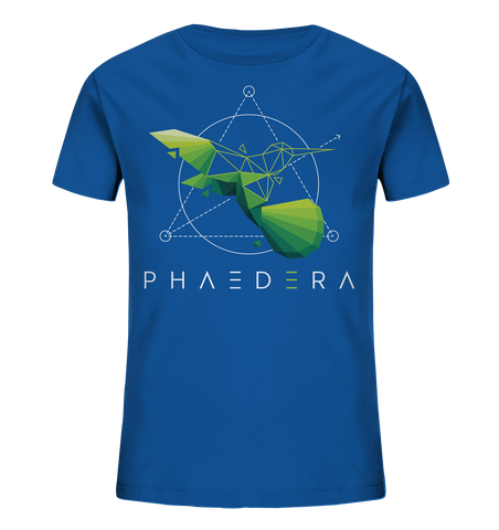 Bio-Baumwoll T-Shirt für Kinder | Kolibri H (Königsblau) | Phaedera UG