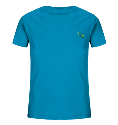 Bio-Baumwoll T-Shirt für Kinder | Basics (Azur) | Phaedera UG