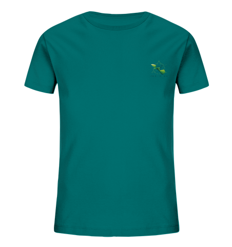 Bio-Baumwoll T-Shirt für Kinder | Basics (Ozeantiefe) | Phaedera UG