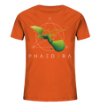Organic t-shirt for kids made of certified organic cotton and fair trade and vegan - Hummingbird Logo | Phaedera Classics