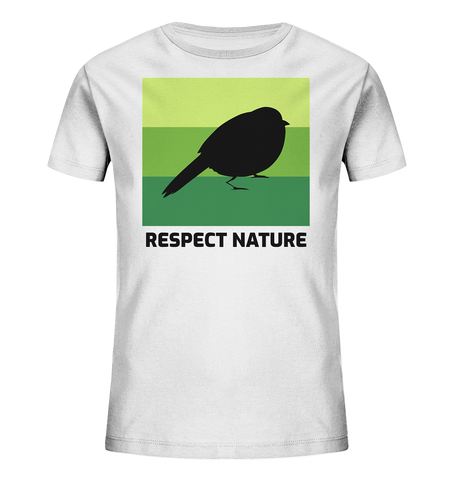 Bio-Baumwoll T-Shirt Kinder | nachhaltig, vegan & fair | Nature (Weiß) | Phaedera UG