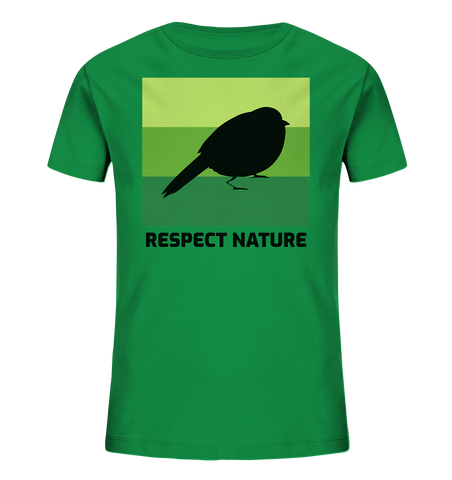Bio-Baumwoll T-Shirt Kinder | nachhaltig, vegan & fair | Nature (Frisches Grün) | Phaedera UG