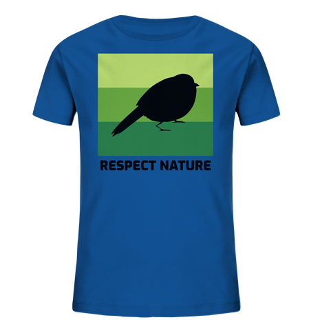 Bio-Baumwoll T-Shirt Kinder | nachhaltig, vegan & fair | Nature (Königsblau) | Phaedera UG